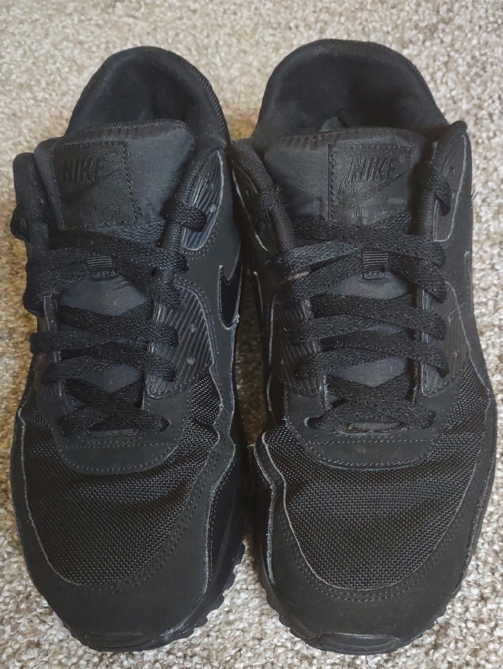 Men's Nike Air Max Black Shoes Size 11 538374-090